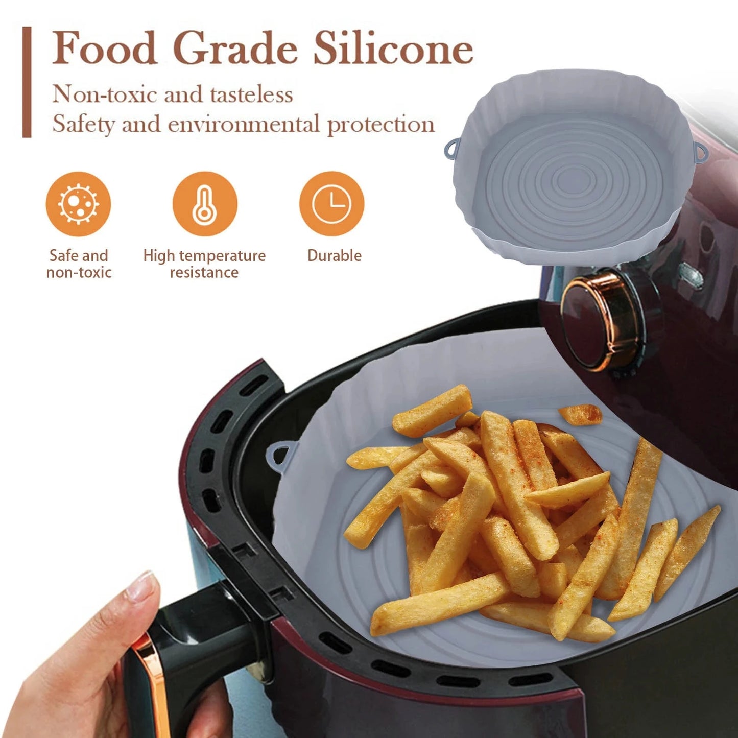 Revêtement-friteuse-silicone-qualité-alimentaire-bleu-dans-une-friteuse