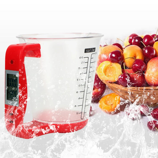 Balance de cuisine - ElectronicCups™ - Rouge