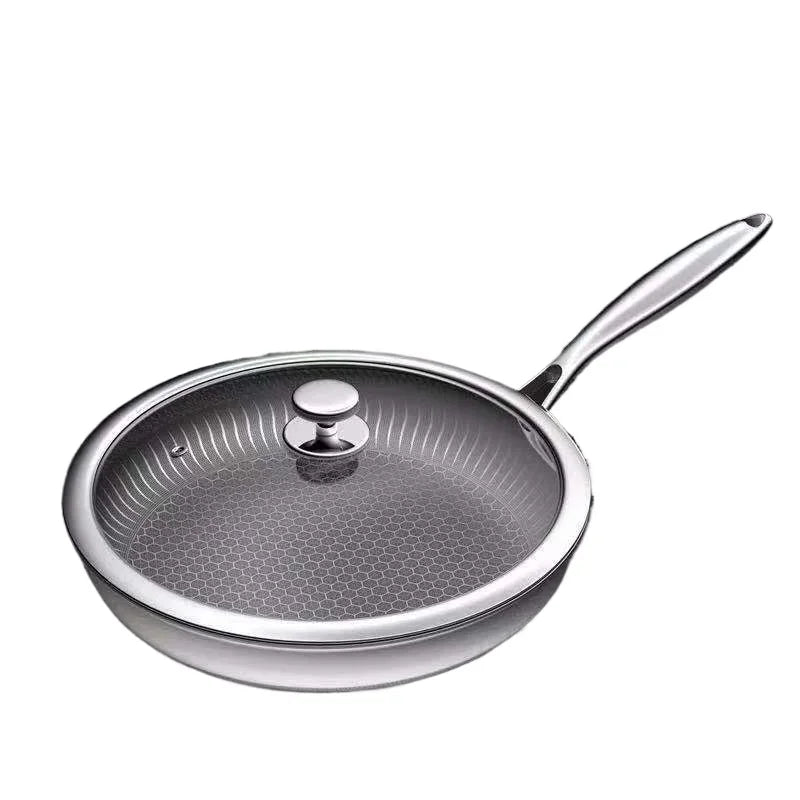 Poêle à frire avec couvercle 