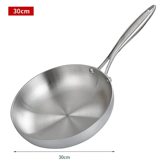 Poêle inox 30 cm